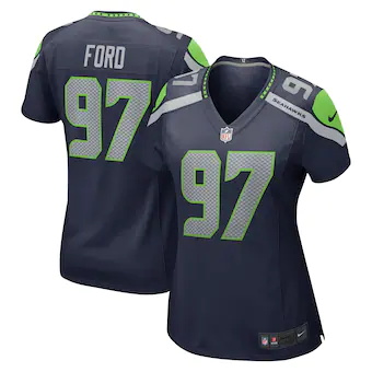 womens nike poona ford college navy seattle seahawks game j